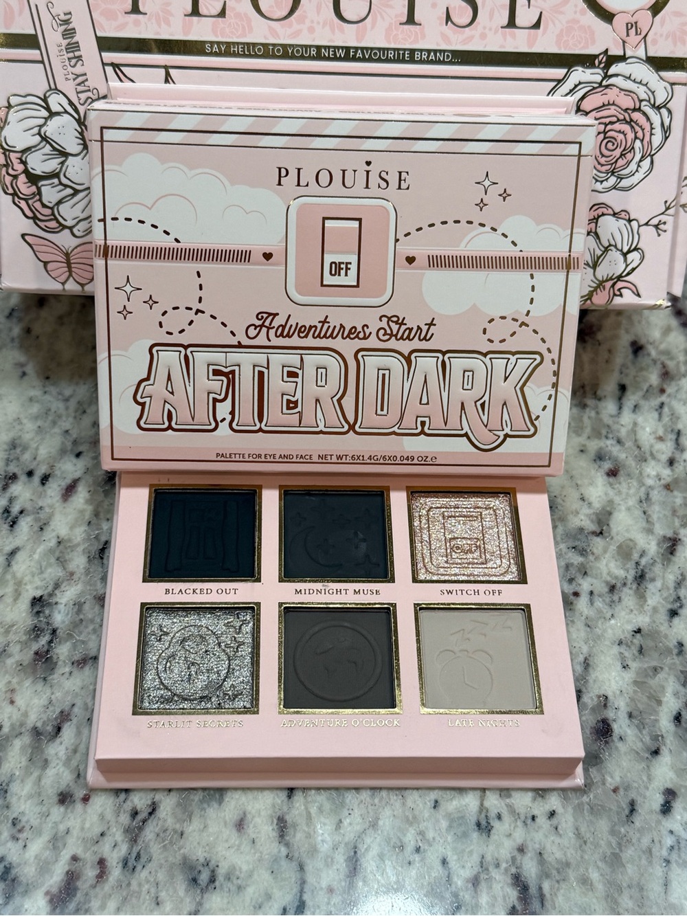 Louis Vuitton Pink and Gold Eyeshadow Palette